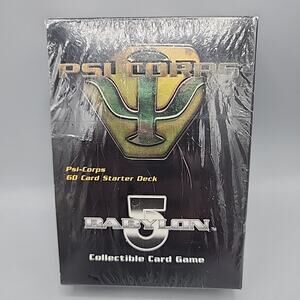 Babylon 5 Card Game - Psi Corps 60 Card Starter Deck Factory Sealed